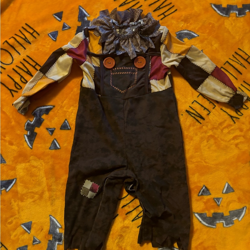 Spirit Halloween Happy Harvest Scarecrow Costume Size 18-24 Months